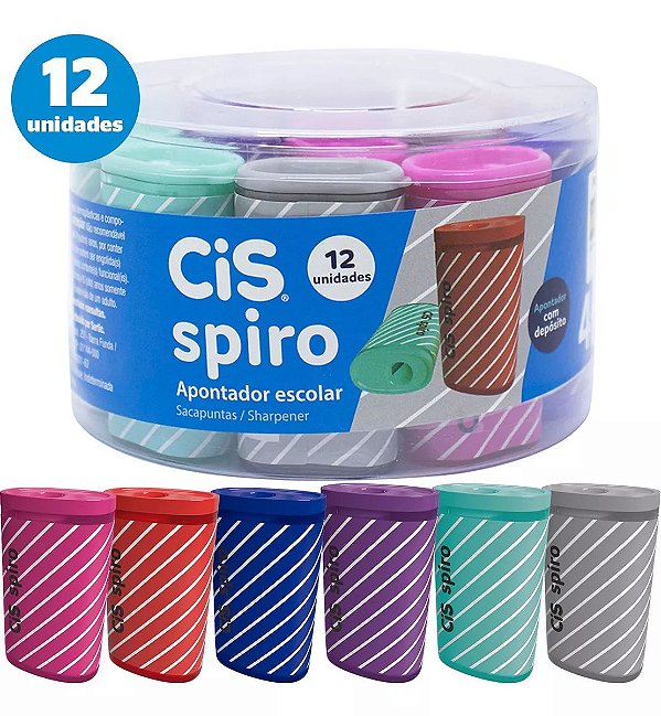 Apontador com depósito Spiro - CIS