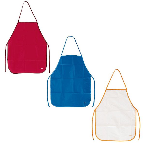 Avental Plástico BRW – Proteção e Praticidade para Trabalhos Manuais e Escolares