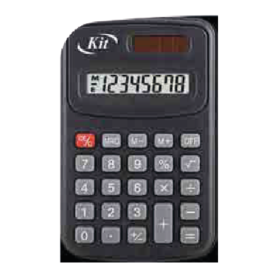 Calculadora de Bolso - 8 digitos - KIT