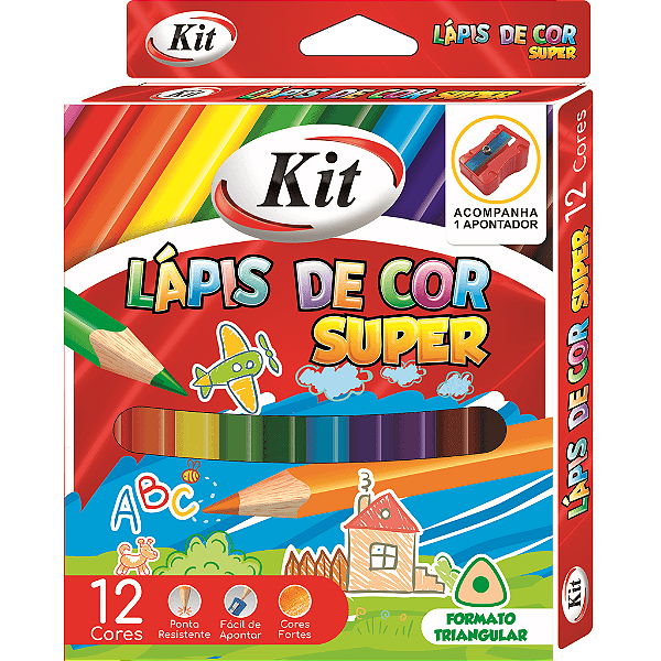 Lápis de Cor Big 12 Cores