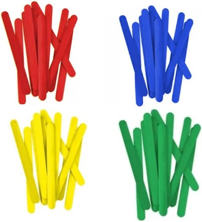 Palito de Picolé Kaz com Ponta Redonda – Pacote com 100 Unidades