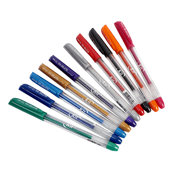 Caneta Gel Win Glitter - 1.0mm - KIT