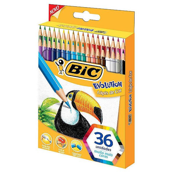 Lápis de Cor BIC Evolution 36 Cores