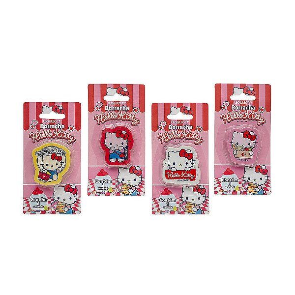 Borracha Hello Kitty Leo&Leo Blister com 1 Unidade