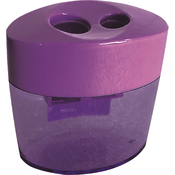 Apontador com depósito - 2 Furos - KIT