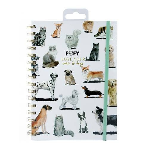 Caderno PET Cats & Dogs - Fofys