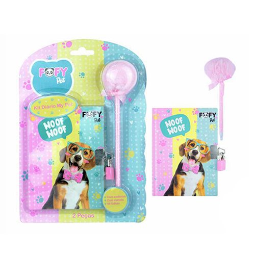 Kit Diário My Pet com Diário e Acessórios - Fofy