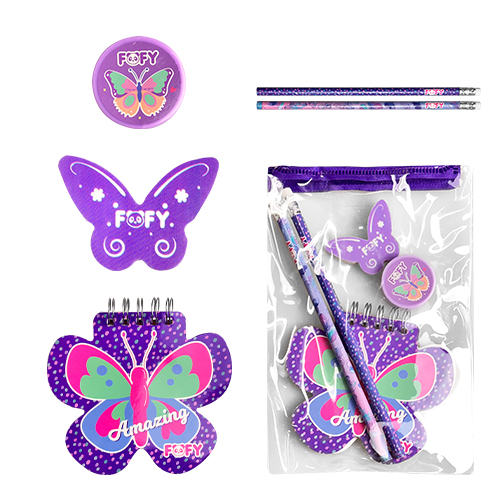 Kit Escolar Butterfly - Fofy