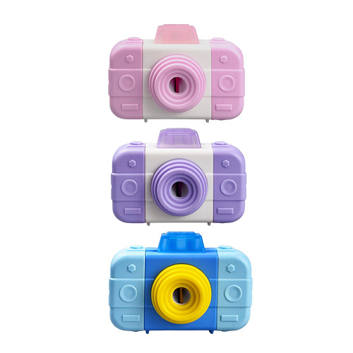 Apontador com Borracha Câmera Escolar 2 em 1 - Fofy