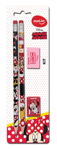 Kit Lápis Minnie Mouse - Molin