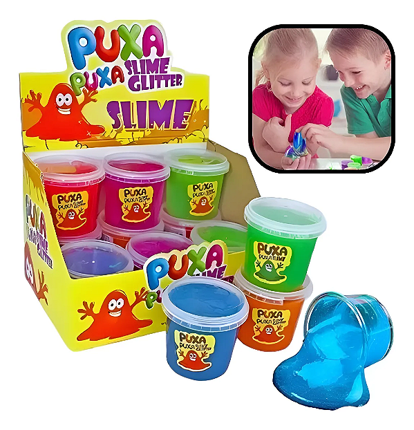 Slime Puxa Puxa Glitter