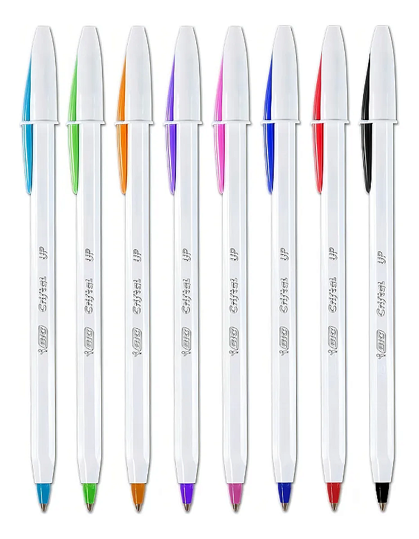 Caneta Esferográfica BIC Cristal Up 1.2mm Escrita Macia