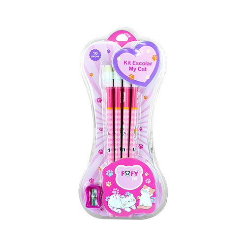 Kit Escolar My Cat - Fofy