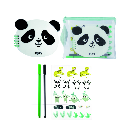 kit escolar pandinha - Fofy