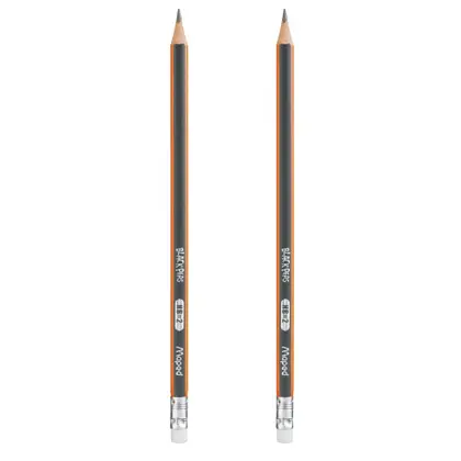 Kit com 2 Lápis Preto Maped Black Peps HB-2