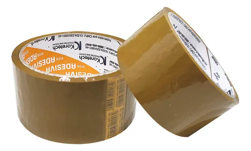 Fita para Embalagem 45mm x 40m Marrom Koretech