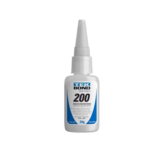 Cola Instantânea Tekbond 200 20g – Alta Fixação e Secagem Rápida