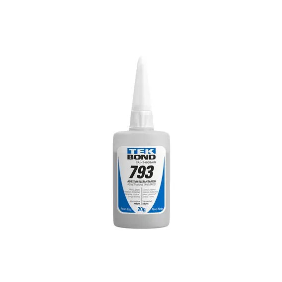 Cola Instantânea Tekbond 793 20g – Alta Fixação e Secagem Rápida