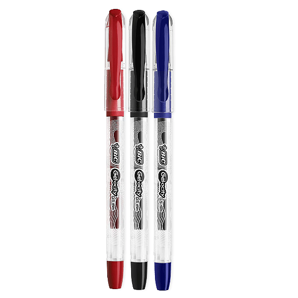 Caneta Gel BIC Gelocity Stic 0.5mm – Escrita Fina e Suave