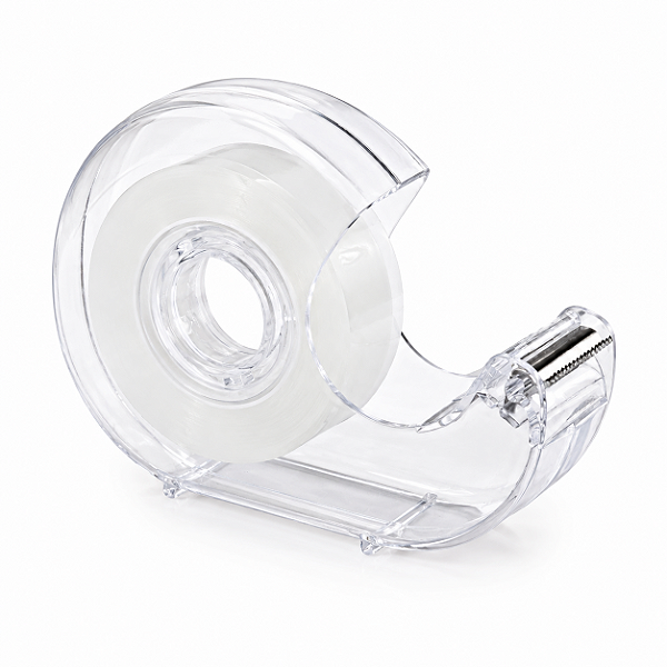 Kit com 2 Dispensers para Fita Adesiva Transparente – Praticidade e Organização
