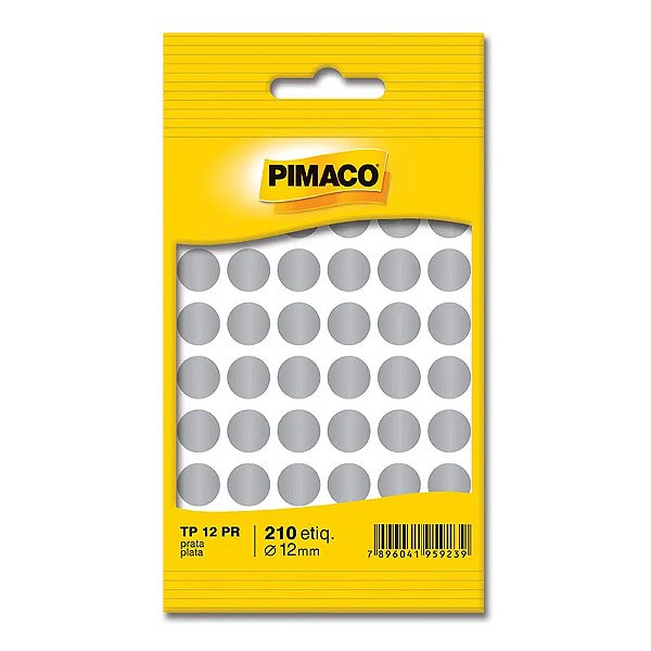 Etiqueta Adesiva TP12 Pimaco – Identificação Elegante e Durável - Com 210 adesivos