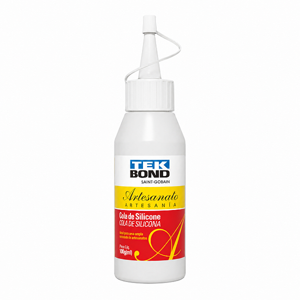 Cola de Silicone para Artesanato 60ml Tekbond – Transparente e de Alta Fixação