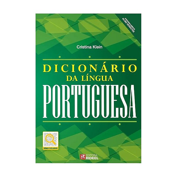Dicionário da Língua Portuguesa 560 Páginas Rideel