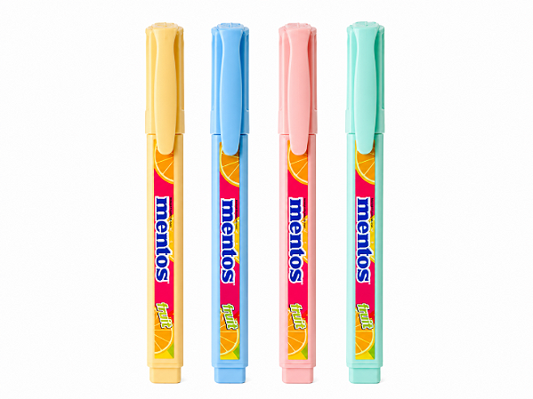 Marca Texto Destaq Mentos Ponta Chanfrada - Compactor