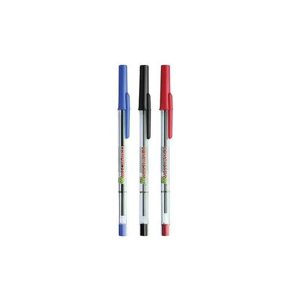 Kit com 3 Canetas Esferográficas - Compactor 0.7mm