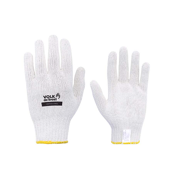 Luva de Segurança Tricotada Cotton Smart CA 46818 - Volk do Brasil