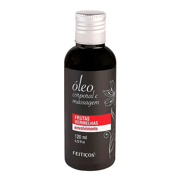 Óleo de Massagem Frutas Vermelhas 120ml Feitiços