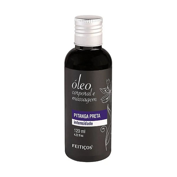 Óleo de Massagem Pitanga Preta 120ml Feitiços