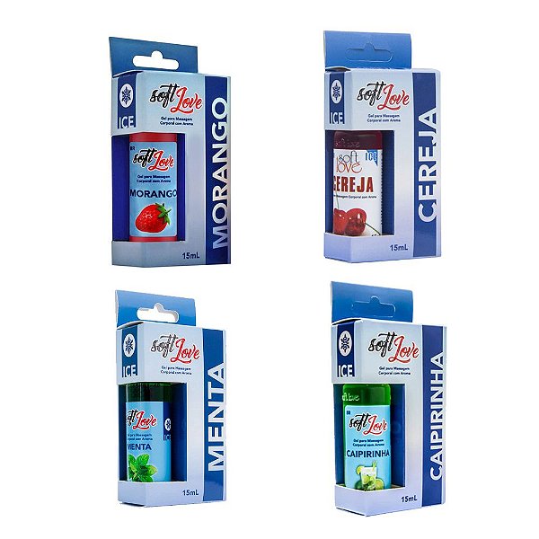 Óleo para Massagem Beijável 15ml SoftLove