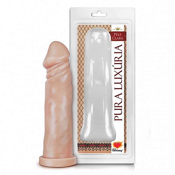 Pênis Realístico Maciço 19x4,9cm Sexy Fantasy