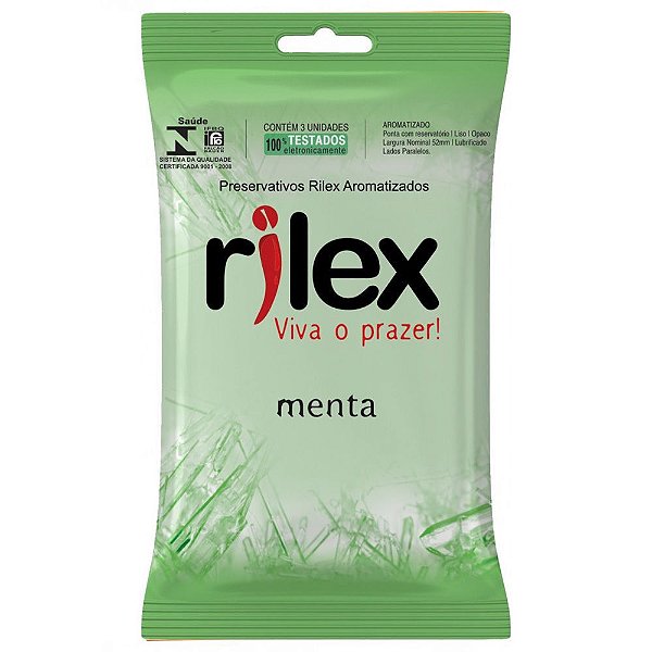 Preservativo Menta 03 unid Rilex