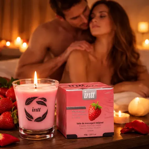 Vela Aromatizada Morango Intt