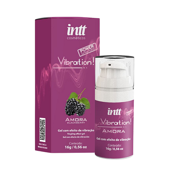 Vibration Amora Gel Para Massagem Efeito Vibração Extra Forte 17G Intt