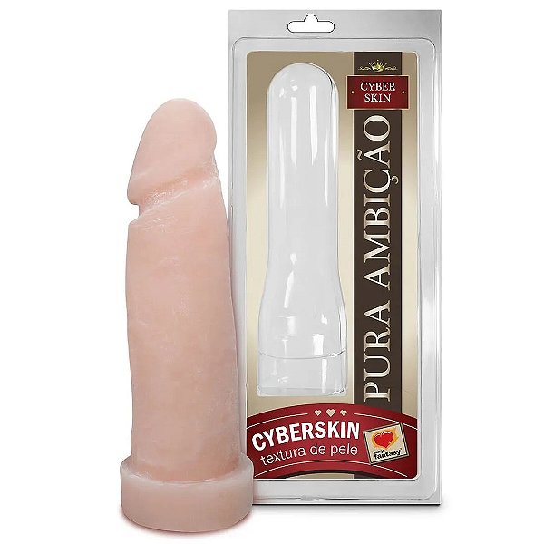Capa Peniana em Cyber Skin Pura Ambição 16x4,5 cm Sexy Fantasy