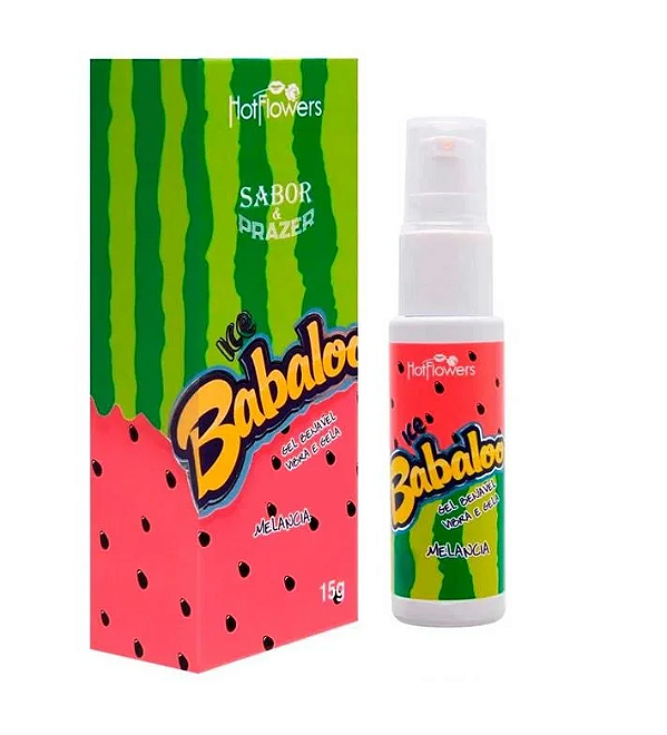 Spray Ice Babaloo Gel Beijável Melancia Hot Flowers