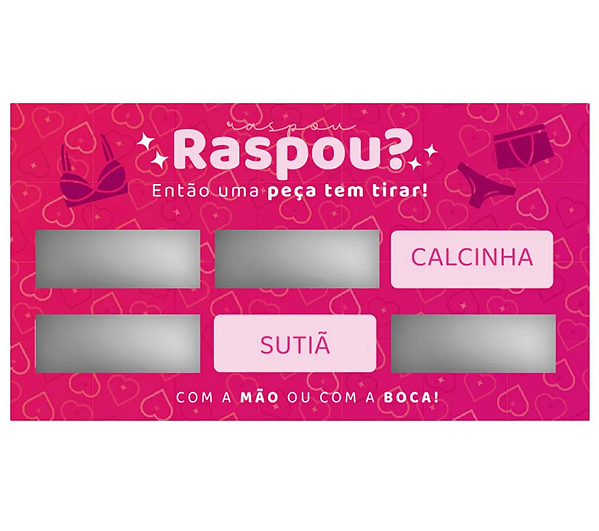 Raspadinha Tire uma Peça de Roupa