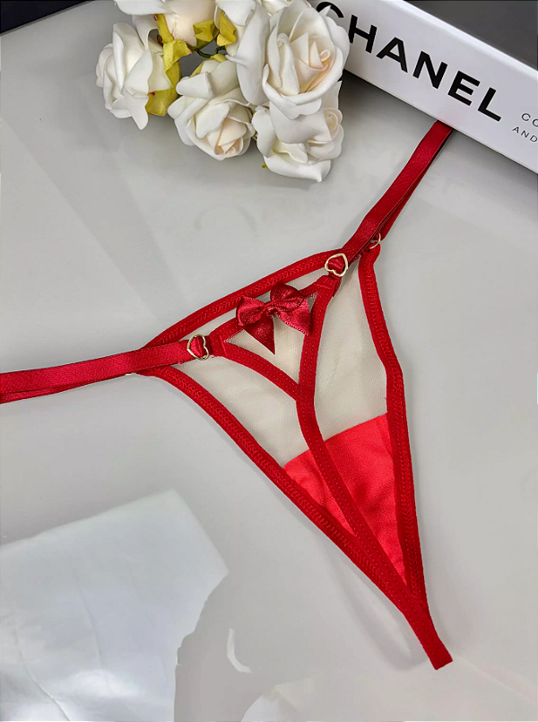 Calcinha Raissa Vermelho