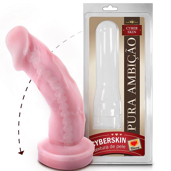 Pênis Realístico Com Vertebra Em Cyber Skin 17x4cm Sexy Fantasy