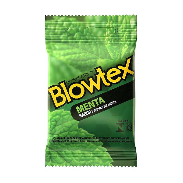 Preservativo Menta 3 Unidades Blowtex