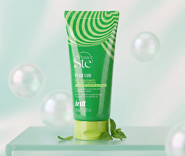 Gel Deslizante Pico Lub aroma de Chiclete com Menta e Leve Efeito Ice – 65g