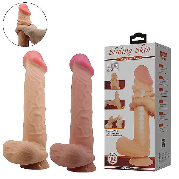 Pênis Realístico com dupla Camada - 26.0x5.5