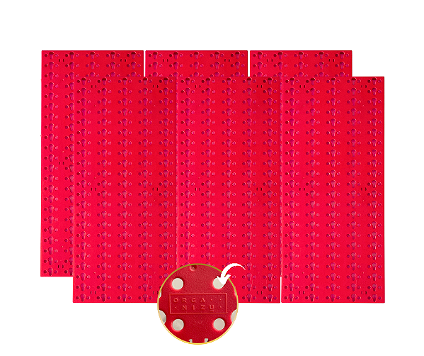 KIT 6 Placas Pegboard