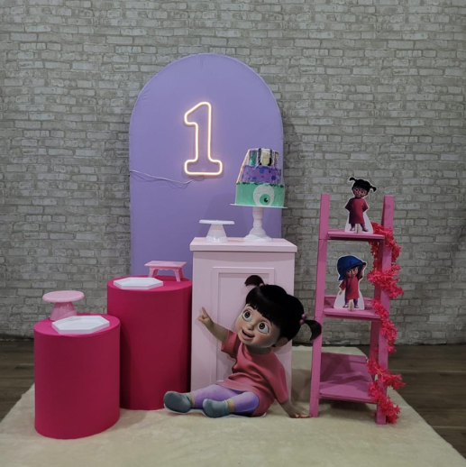 Alugue Tema Para Festa Decoração Boo Tecido ( Modelo 5 )