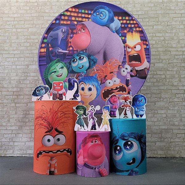 Alugue Tema Para Festa Decoração Divertidamente Tecido ( Modelo 1 )