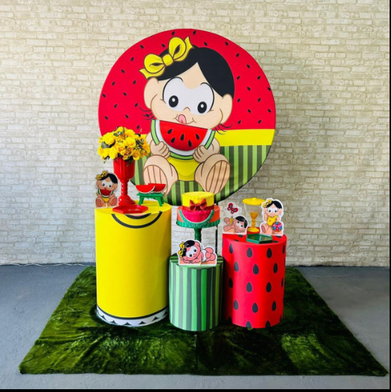 Alugue Tema Para Festa Decoração Magali Baby Tecido ( Modelo 2 )