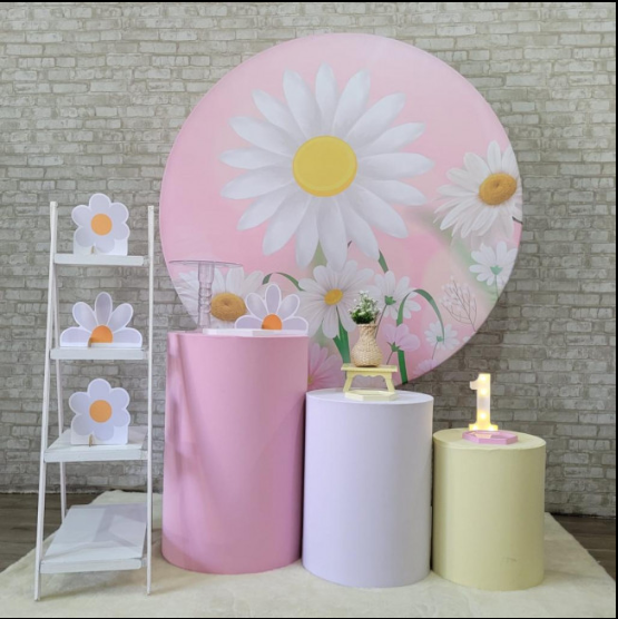 Alugue Tema Para Festa Decoração Margarida Tecido ( Modelo 2 )